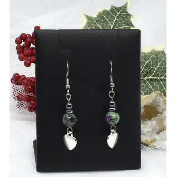 Náušnice Mijabijoux Nášnice ze zoisitu MB00427