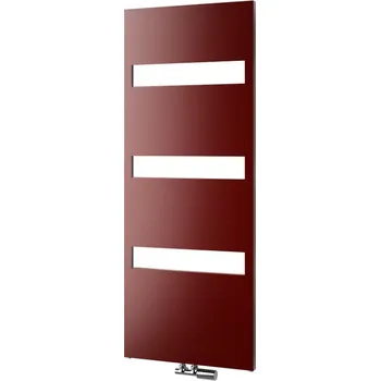 Radiátor Těleso topné designové Isan Carme 1543 x 605 mm, 624 W, středové připojení, sněhově bílá RAL 9016