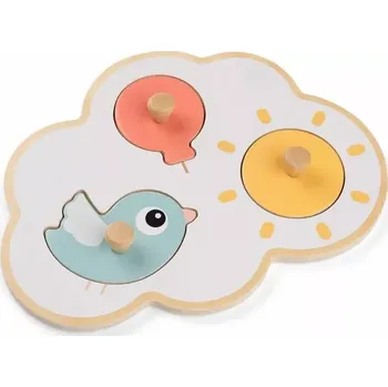 DONE BY DEER dřevěné puzzle Happy clouds