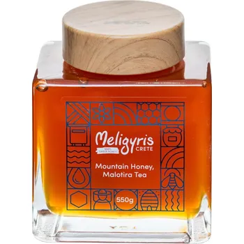 Řecký med horský, květový "Malotira-exclusive" 550 g, MELIGYRIS