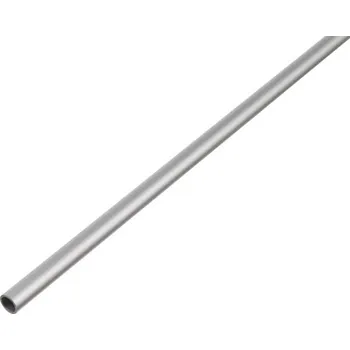 Stavební materiál Kulatá trubka hliník stříbrná eloxovaná Ø 30 mm, 1 m