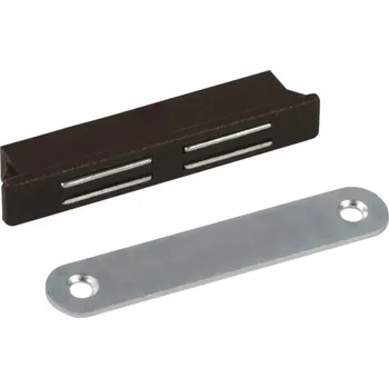 Dekorativní magnet Magnet ke shrnovacím dveřím hnědý