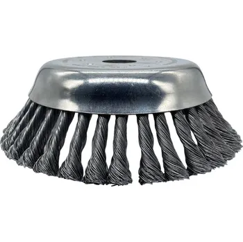 Příslušenství k zahradní technice Ocelový copánkový kartáč pro křovinořez na plevel o vnějším průměru 180 mm a otvorem 20 mm