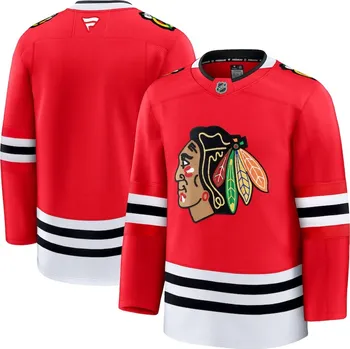 Fanatics Pánský dres Chicago Blackhawks NHL Premium Home Jersey Velikost: 52 (L)