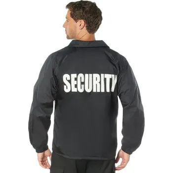 Pánský zimní kabát ROTHCO Bunda SECURITY ENFORCEMENT COACHES ČERNÁ M ČERNÁ - BLACK