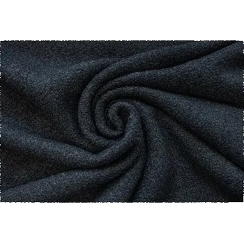 Krul TMAVĚ MODRÝ Vlna/Akryl - KABÁTOVKA - látka na saka a kabátky - Tmavě modrá, 150 cm