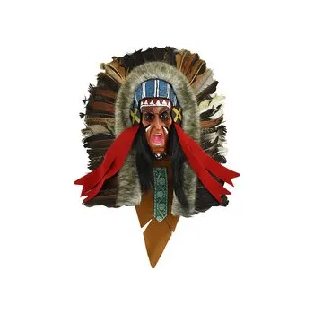 Závěsná dekorace Indiánský náčelník 30 cm - var. W