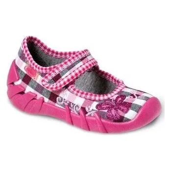 Motýlek 109P060 20 - balerínky Befado, růžová, motýlek S 109P060_20