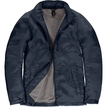Dámská casual bunda B&C Dámská zimní bunda JW826 Navy-Warm Grey S