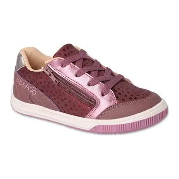 Dívčí obuv 514X001 514Y001 - tenisky BEFADO SPORT - ZIPP vínové 514XY001_28