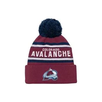 Kšiltovka Dětský Kulich NHL Outerstuff Colorado Avalanche Jacquard Cuffed, Velikost Youth (58 - 62 cm)