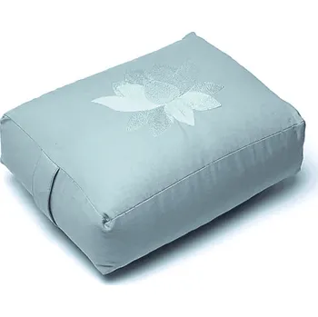 Polštář Milujeme Kameny Meditační polštář - lotos - šedý obdélník 460518