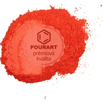 PourArt Metalický prášek DK47012 Pearl Carrot Orange 10g