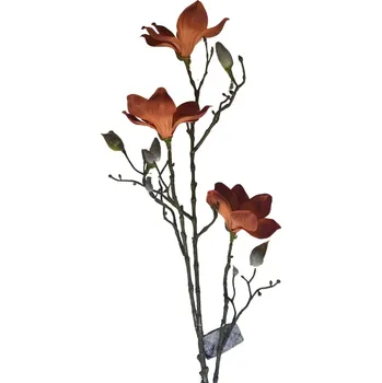 umělá květina Innovative Magnolie Vidar oranžová 86cm, umělá květinová dekorace