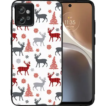 Pouzdro na tablet VSECHNONAMOBIL 66053 MY ART Kryt s vánočním designem Motorola Moto G32 DEER (068)