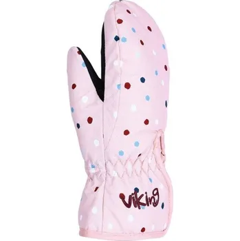 Rukavice Dívčí palčáky Viking MINNIS 2 Růžová, Mix