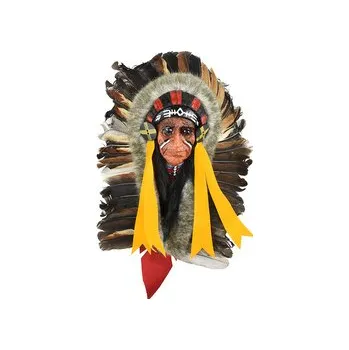 Závěsná dekorace Indiánský náčelník 30 cm - var. C