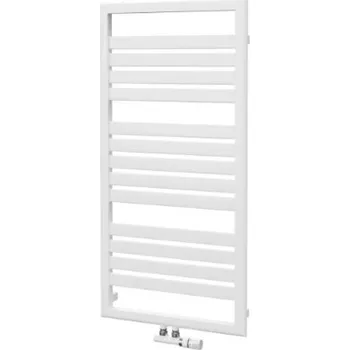 Těleso koupelnové trubkové Isan Mapia Light Plus 1200 x 600 mm, 655 W, univerzální připojení, sněhově bílá RAL 9016