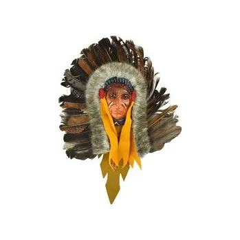 Závěsná dekorace Indiánský náčelník 20 cm - var. A
