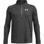 Chlapecké triko Under Armour TECH TEXTURED yxl Tmavě šedá, Světle zelená