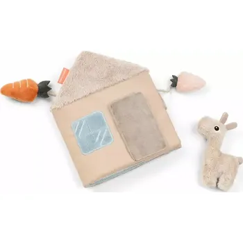 plyšák DONE BY DEER měkká knížka Lalee domeček
