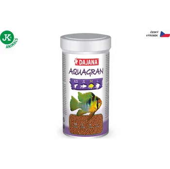 Krmivo pro rybičky Dajana Aquagran, granule – krmivo, velikost M, 100 ml