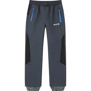 Chlapecké kalhoty Chlapecké zateplené softshellové kalhoty šedé WOLF B2495 Velikost: 122