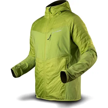 Zateplená bunda TRIMM ZEN lime green/ jeans blue - L