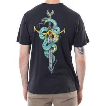 Pánské tričko tričko street pánské - Venom Tee - FALLEN - FMU1RE09 BLACK GREEN CHRIS - XL