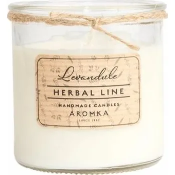 Svíčka Svíčka ze sojového vosku 250ml - levandule Aromka