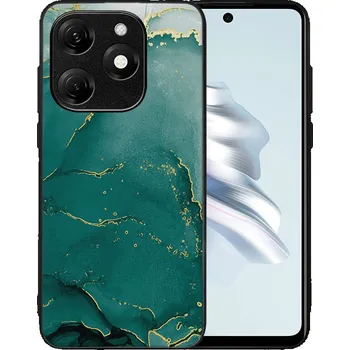 Pouzdro na tablet VSECHNONAMOBIL 92663 MY ART Ochranný kryt pro Tecno Spark 20 GREEN MARBLE (145)