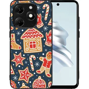 Vánoční dekorace VSECHNONAMOBIL 92649 MY ART Kryt s vánočním designem Tecno Spark 20 CHRISTMAS (069)