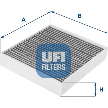 Ventilátor topení a klimatizace Filtr, vzduch v interiéru UFI 54.244.00