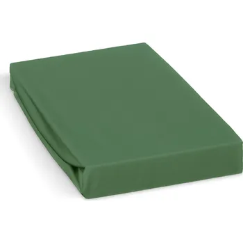 Prostěradlo Jersey prostěradlo 200x200cm, šedo-zelené