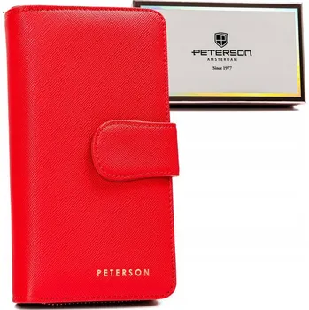 Peněženka Velká, vertikální dámská peněženka z ekologické kůže