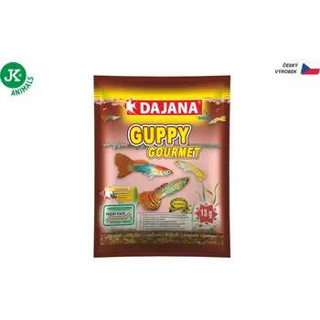 Krmivo pro rybičky Dajana Guppy Gourmet Mini Flakes, mini vločky – krmivo, 13 g