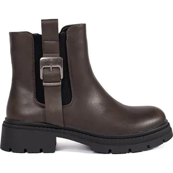 Dámská sportovní obuv Hnědé dámské kotníkové boty s přezkou RXJ-249BR Velikost: 38