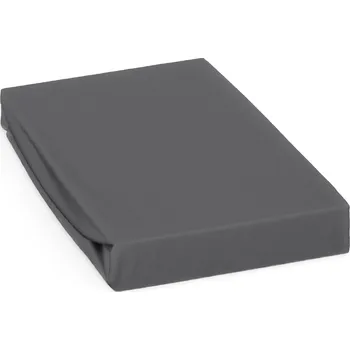 Prostěradlo Jersey prostěradlo na vysokou matraci (až 30cm), 160x200cm, na dvoulůžko, středně šedé