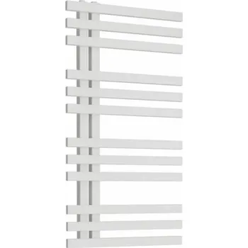 Radiátor Těleso koupelnové trubkové Isan Echo 955 x 500 mm, 388 W, levé, elektrické s regulátorem Mini PW, sněhově bílá RAL 9016