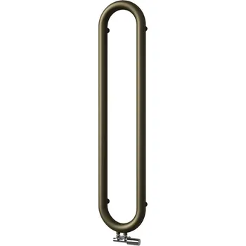 Radiátor Těleso topné designové Isan Coron 1800 x 330 mm, 302 W, středové připojení, sněhově bílá RAL 9016