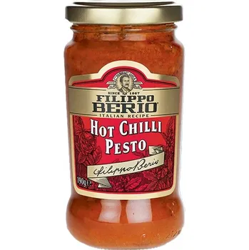 Omáčka Filippo Berio pikantní pesto s chilli papričkou 190g 190 g