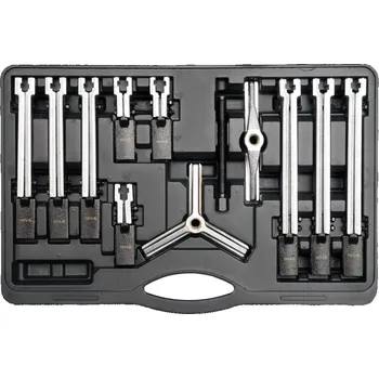 Nářadí pro automobil YATO Stahovák na ramena 2 a 3 ramenný, sada 12 v 1, YT-25105