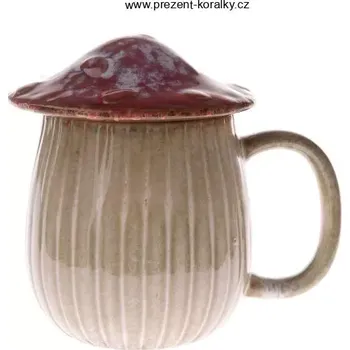 Keramický hrnek houba (Hrneček s víčkem)