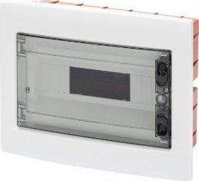 GEWISS GW40605BS Rozvodnice 40 CDKi pod omítku, 12M, IP40, vč. svorkovnice, bílá, s dvířky, vyjímatelný rám