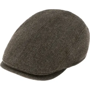 Čepice Fiebig - Headwear since 1903 Pánská zimní bekovka Taupe - Fiebig - ušní klapky Velikost: 61 cm (XL)