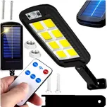 BERGE Solární LED COB lampa s pohybovým senzorem + dálkový ovladač ORAN 60W