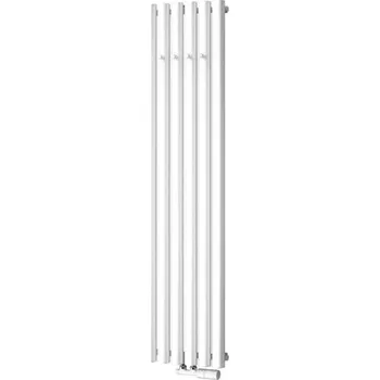 Radiátor Těleso koupelnové trubkové Isan Akros s háčky 1800 x 350 mm, 814 W, středové připojení, sněhově bílá RAL 9016