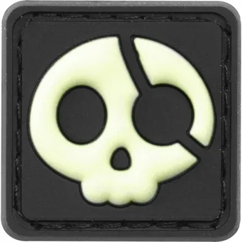 Nášivka Nášivka gumová JTG Halloween Pirate Rubber Patch, Glow