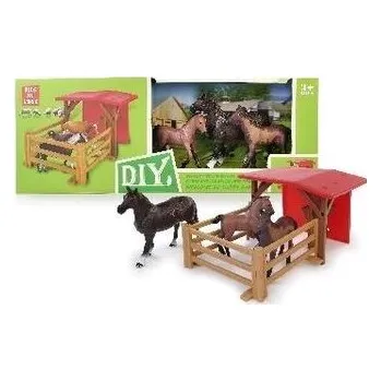 Figurka Figurki koników z zagrodą