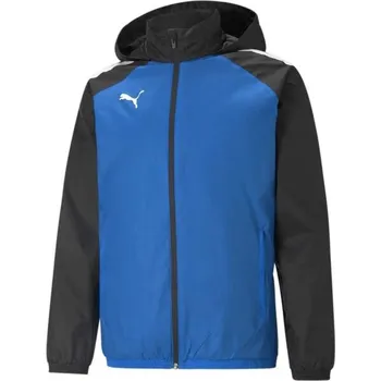 Pánské bunda Puma TEAMLIGA ALL WEATHER JACKET M Modrá, Černá, Bílá